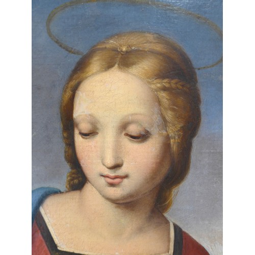 7050 - A 19th Century copy of the 'Madonna of the Goldfinch' (Madonna del Cardellino) after Raphael Sanzio,... 