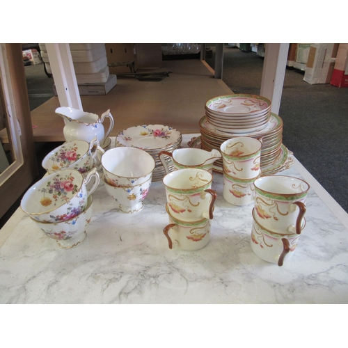 1653 - A Royal Crown Derby part tea set and a Tuscan China 