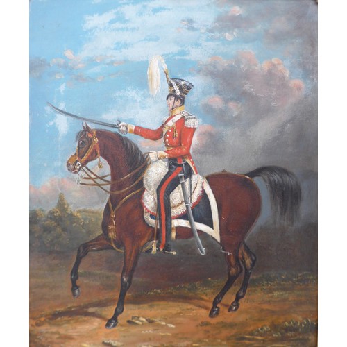 7044 - A 19th Century oil on canvas of The Sixth Earl of Plymouth, 12th Baron of Windsor (1789-1833) on hor... 