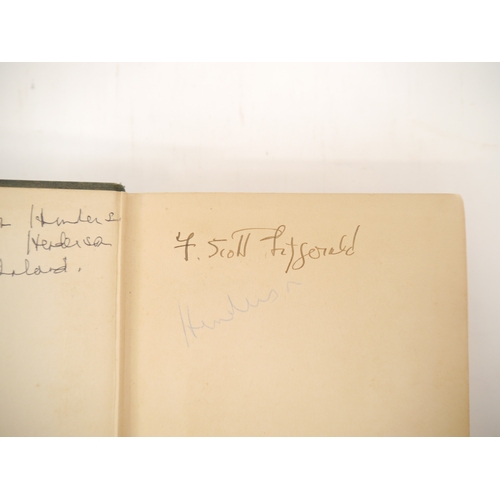 5110 - F. Scott Fitzgerald: 'Tender is the Night. A Romance.', New York, Charles Scribner's Sons, 1934, 1st... 