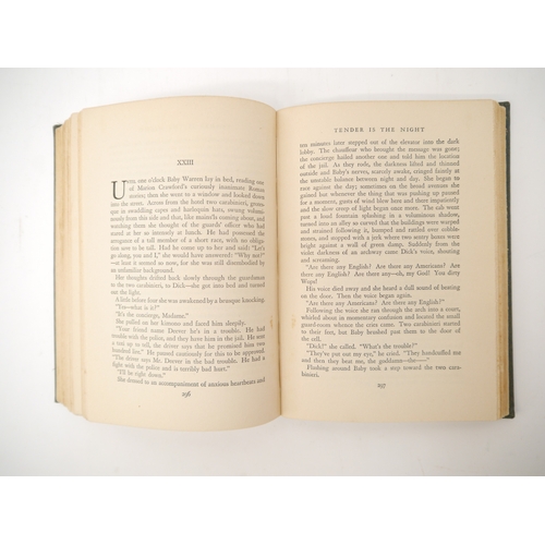 5110 - F. Scott Fitzgerald: 'Tender is the Night. A Romance.', New York, Charles Scribner's Sons, 1934, 1st... 