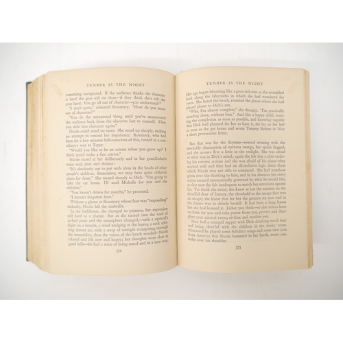 5110 - F. Scott Fitzgerald: 'Tender is the Night. A Romance.', New York, Charles Scribner's Sons, 1934, 1st... 