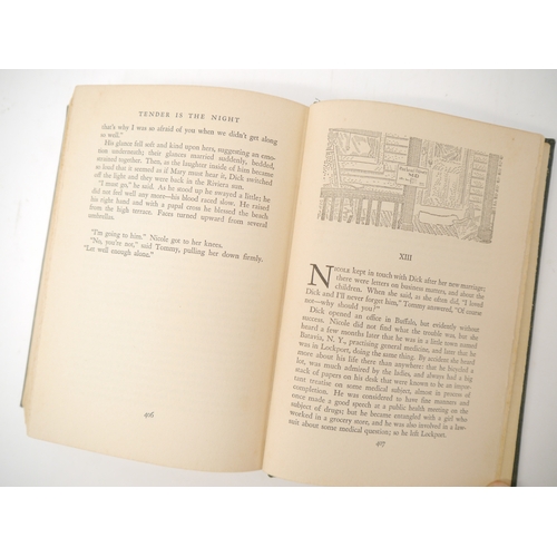5110 - F. Scott Fitzgerald: 'Tender is the Night. A Romance.', New York, Charles Scribner's Sons, 1934, 1st... 