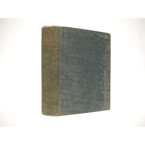 5110 - F. Scott Fitzgerald: 'Tender is the Night. A Romance.', New York, Charles Scribner's Sons, 1934, 1st... 