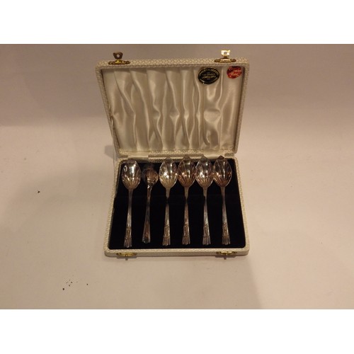 1038 - A mixed lot including a Bakelite flute, packaging not original, a cased set of six plated spoons wit... 