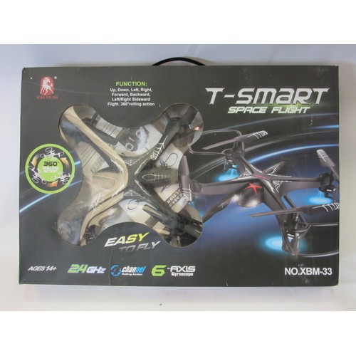 1075 - A boxed T-Smart Space Flight drone no.XBM-33