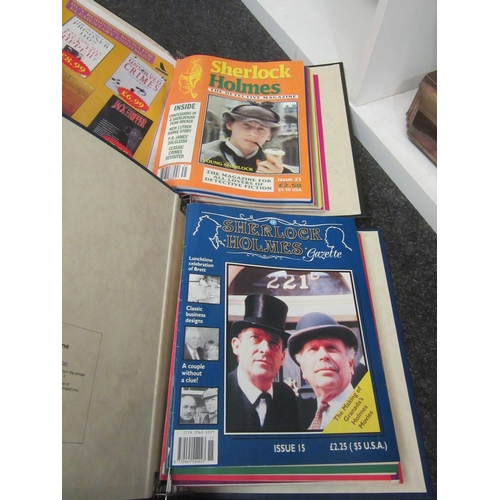 1517 - Three binders of Sherlock Holmes magazines