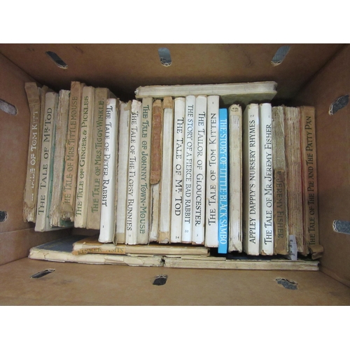 1632 - A box of Beatrix Potter books published by F. Warne & Co Ltd, well used