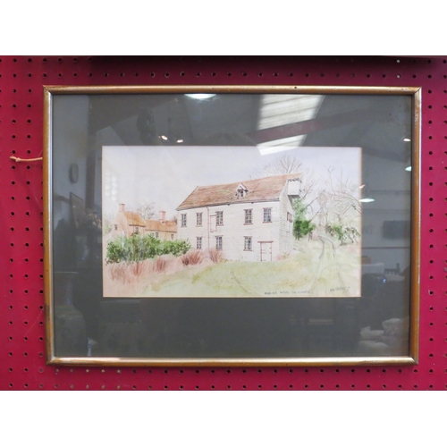 1166 - JOHN WESTERN (1948-1993): A watercolour of Alton Mill, Suffolk, signed lower right, framed and glaze... 