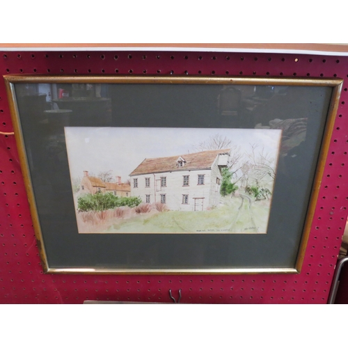 1166 - JOHN WESTERN (1948-1993): A watercolour of Alton Mill, Suffolk, signed lower right, framed and glaze... 