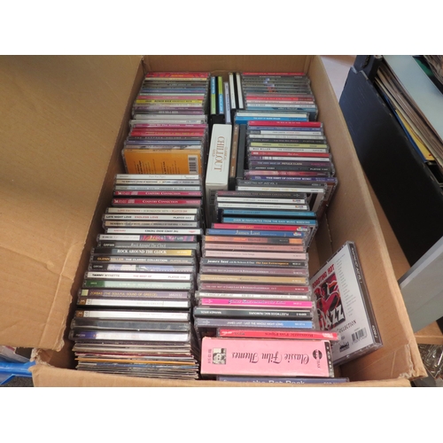 1315 - A box of assorted CDs including Fleetwood Mac, James Last, Frank Sinatra etc.