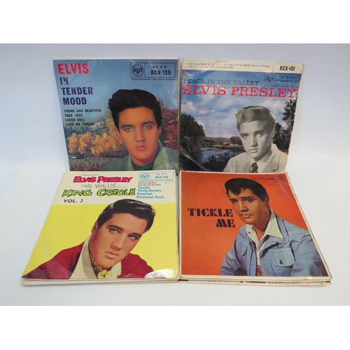 1339 - Fourteen Elvis Presley vinyl EPs