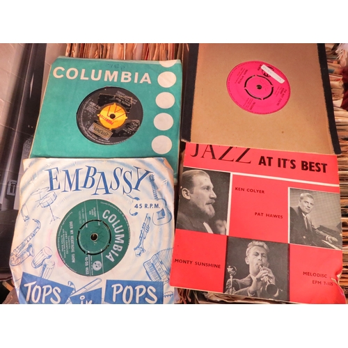 1368 - A collection of 1950's and 60's vinyl 7