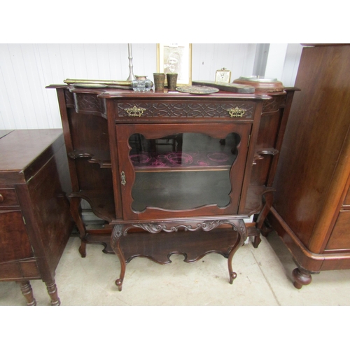 2086 - A Edwardian mahogany credenza