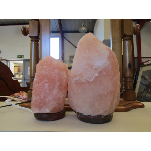 1244 - Two salt lamps