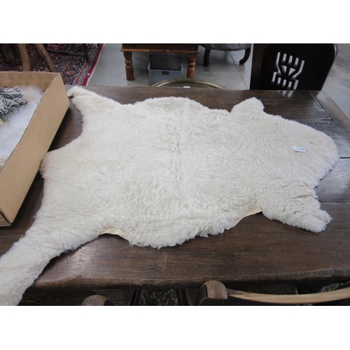 2168 - A white sheepskin