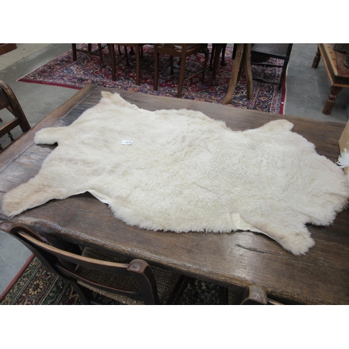 2171 - A white sheepskin