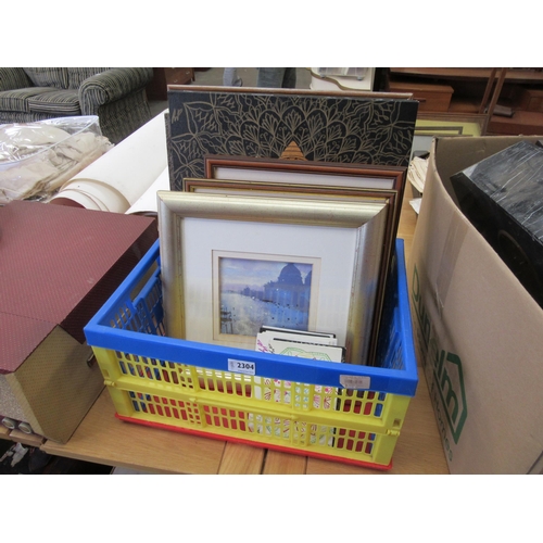 2304 - A box of pictures and prints