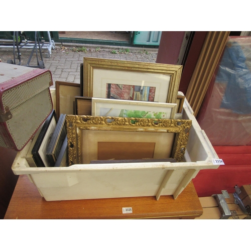 2326 - A quantity of pictures and frames