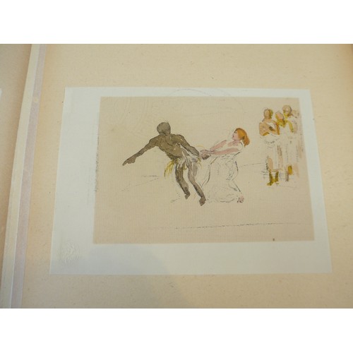 7113 - A Marees Gesellschaft Publishing folio - Max Slevogt prints from Mozart's 'Magic Flute' with five un... 