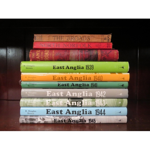 4035 - A small collection of East Anglia books including R. Douglas Brown 