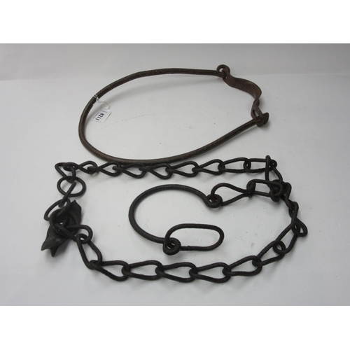 8211 - A metal cow keep and tether chain