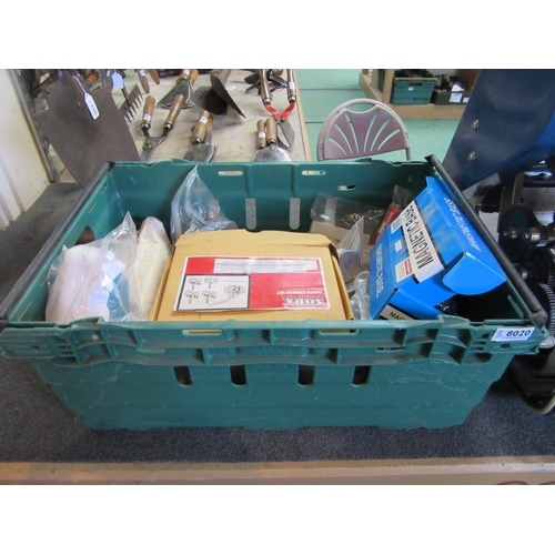 8020 - A Myford Mk1 variable speed control lathe with box of accessories including roating cutter head etc