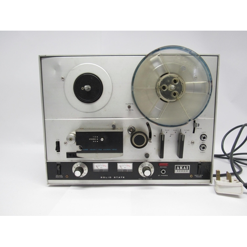 7403 - An Akai model 4000D reel to reel tape recorder, serial number 60507-00304