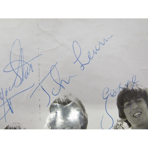 7290 - THE BEATLES: A signed 8 x 10