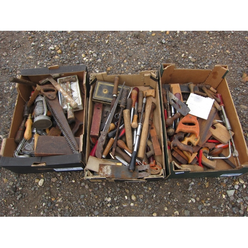 3455 - Three boxes of mixed tools