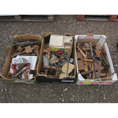 3458 - Three boxes of mixed tools