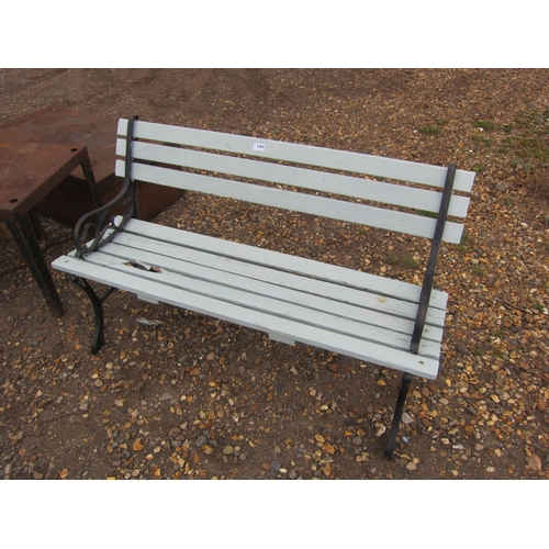 3469 - A cast ended garden bench