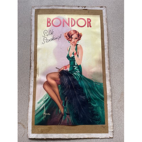 8383 - A shop show card for Bondor Stockings