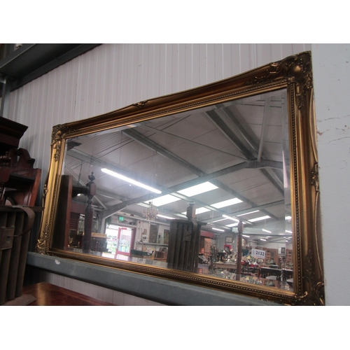 2145 - A large modern gilt mirror