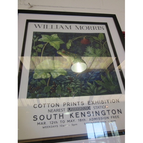 1523 - Two William Morris gallery poster prints, both framed and glazed, 50cm x 40cm image sizes