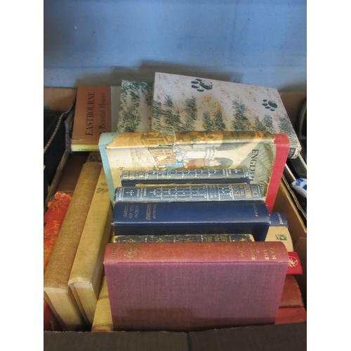 1545 - A box of books, mostly early-mid 20th Century including naturalistic