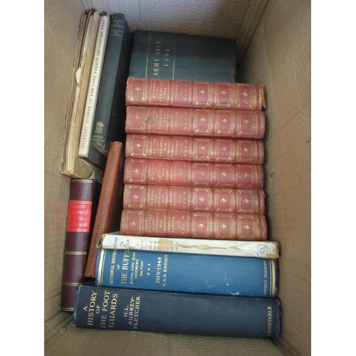 1619 - A collection of military interest books, including Napier's 