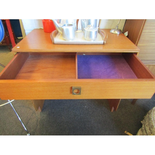 1027 - A G-Plan mid-20th Century teak dressing table, 71cm high x 76.5cm wide, 46cm deep