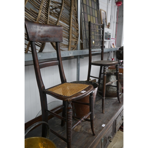 2094 - Two Regency childs correction chairs