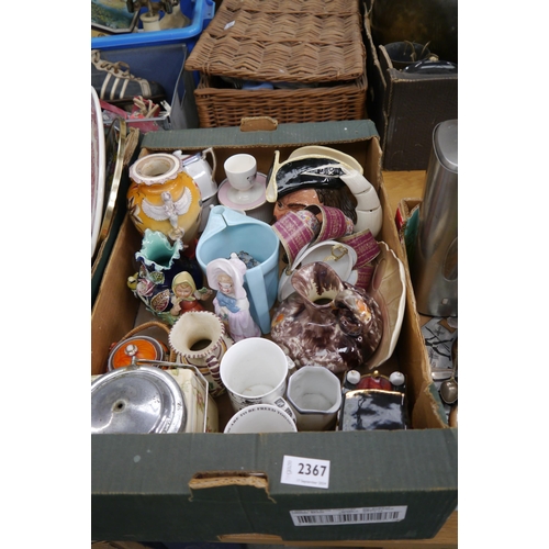 2367 - Two boxes of China wares