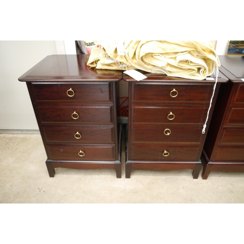 2373 - A pair of Stag Minstrel bedside chests