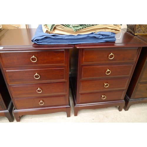 2374 - A pair of Stag Minstrel bedside chests