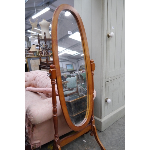 2453 - A modern cheval mirror