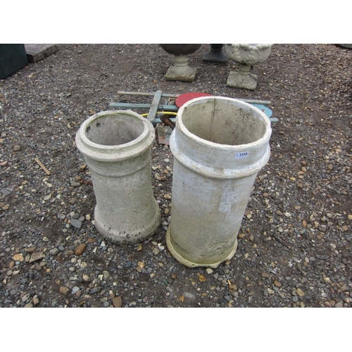 3240 - Two chimney pots