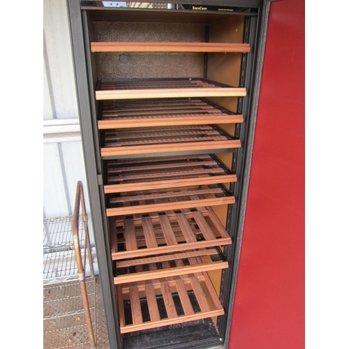 3181 - A EuroCave wine fridge.  DTI Failure: Please see information pages, keys in office