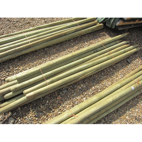 3205 - A quantity of timber stakes