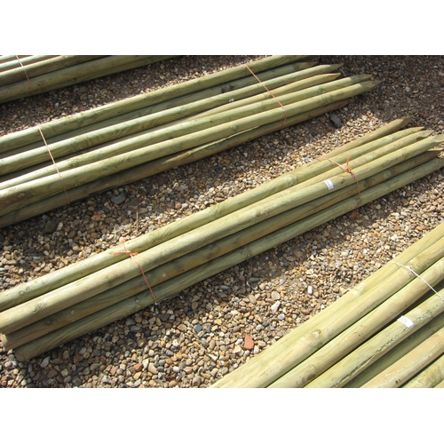 3206 - A quantity of timber stakes