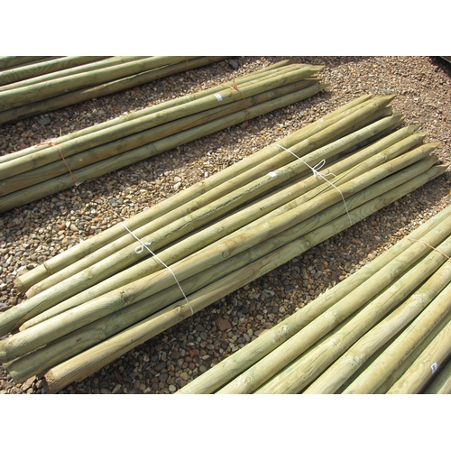 3207 - A quantity of timber stakes