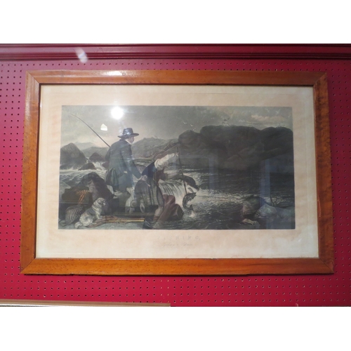 4103 - After Richard Ansdell - A maple framed and glazed print, 