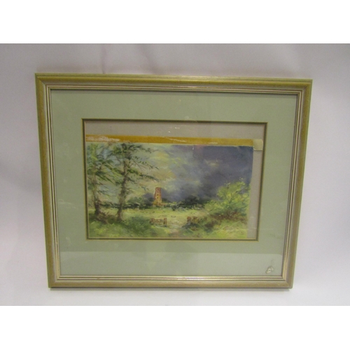 4475 - Four pictures including 'Gayton Mill' pastel on board by Benjamin Ripper, signature verso, a Victori... 